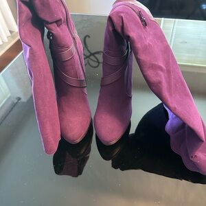 Elegant Purple Women's Boots